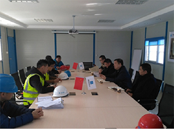 公司各在建項目節(jié)后復工前隱患排查工作有序開展