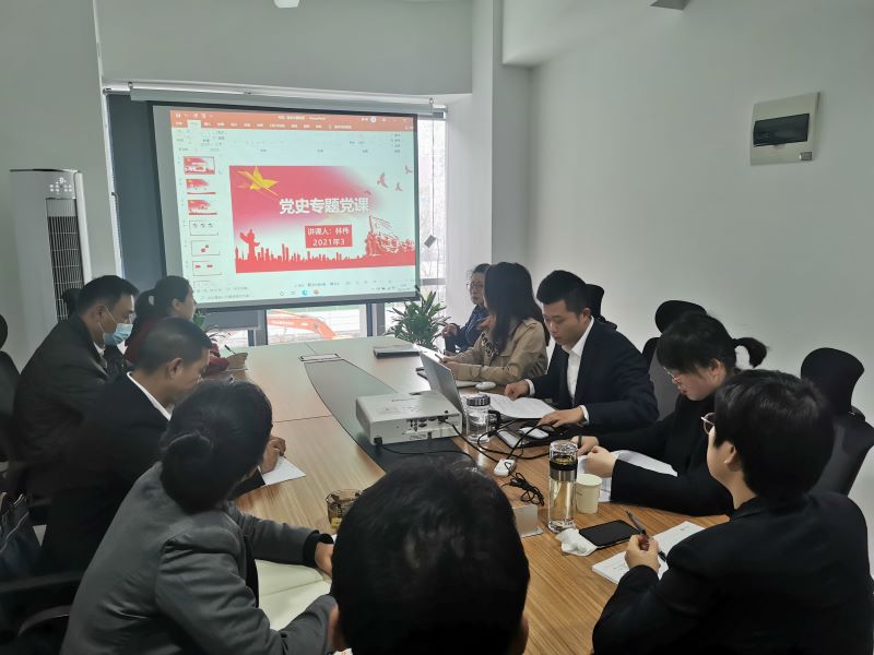 外灘物業(yè)公司黨支部組織召開支部大會(huì)暨黨史主題教育學(xué)習(xí)